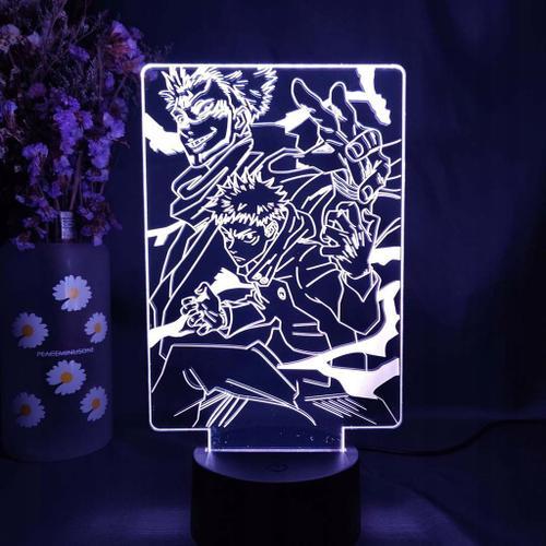 Convient Pour Jujutsu Kaisen Lampe Anime Satoru Go Lampe Lampe De C... on Productcaster.