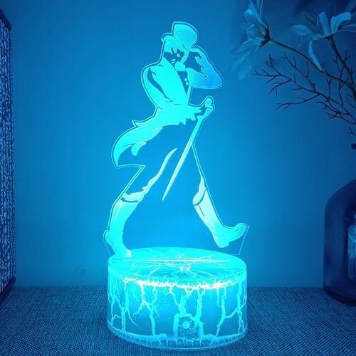 Lampe Led 3d Avec Logo Johnnie Walker Whisky, Lampe De Chevet, Veil... on Productcaster.