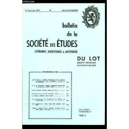 Bulletin De La Société Des Études Littéraires, Scientifiques Et Art... on Productcaster.