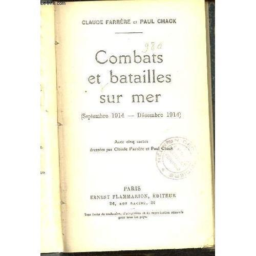 Combats Et Batailles Sur Mer (Septembre 1914-Décembre 1914) on Productcaster.