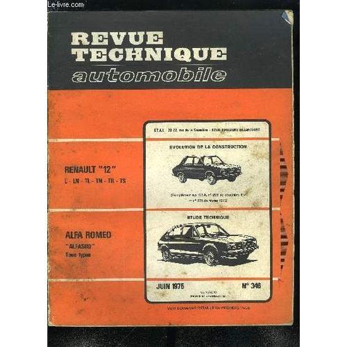 Revue Technique Automobile N° 346 - Etude Technique Et Pratique - A... on Productcaster.