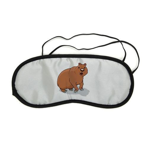 Masque De Nuit Pour Repos Voyage Et Sommeil Ours Cartoon on Productcaster.