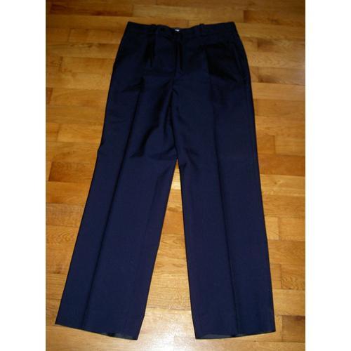 Pantalon À Pince Bleu Marine Pour Costume Maes Paris Taille 40 on Productcaster.