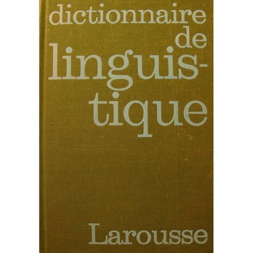 Dubois/Giacomo Dictionnaire De Linguistique 1973 Larousse on Productcaster.