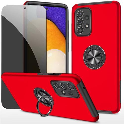 Coque De Protection Pour Samsung A52 5g/4g A52s 5g Rouge Avec Film ... on Productcaster.