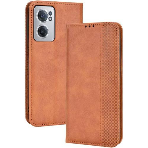 Coque Pour Oneplus Nord Ce 2 5g, Premium Tpu/Pu Cuir Pliable Housse... on Productcaster.