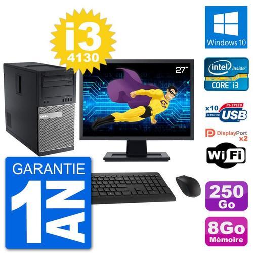 PC Tour Dell 9020 Ecran 27" Intel i3-4130 RAM 8Go Disque 250Go Wind... (Reconditionné) on Productcaster.