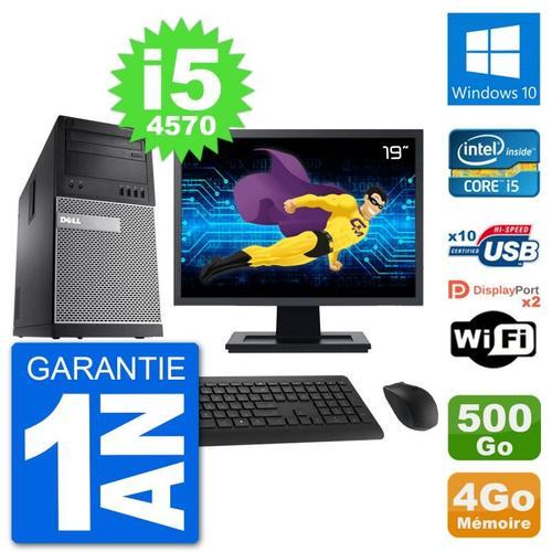 PC Tour Dell 9020 Ecran 19" Intel i5-4570 RAM 4Go Disque 500Go Wind... (Reconditionné) on Productcaster.