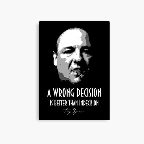 Canevas imprimer Tony Soprano Impression sur toile Art Décoration M... on Productcaster.