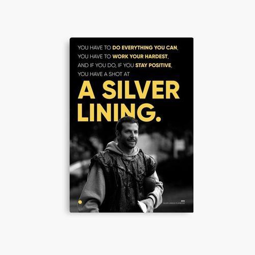 Canevas imprimer Le livre de jeu Silver Linings Impression sur toil... on Productcaster.