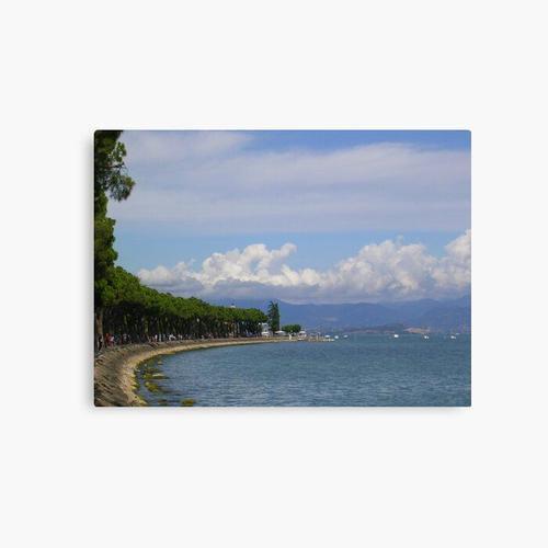 Canevas imprimer Peschiera del Garda, Italie Impression sur toile A... on Productcaster.