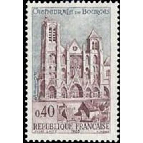 Cathédrale De Bourges Année 1965 N° 1453 Yvert Et Tellier Luxe on Productcaster.