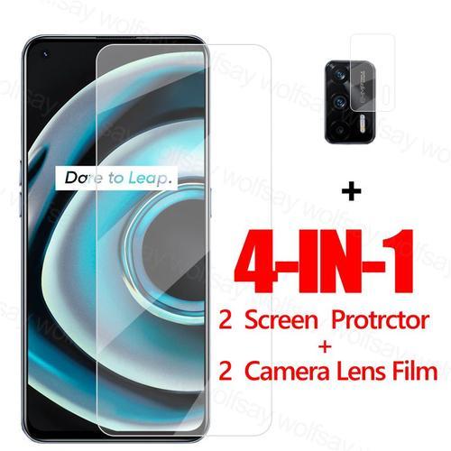 Protecteur D'écran 9h Pour Oppo Realme Q3 Pro Film En Verre Trempé ... on Productcaster.