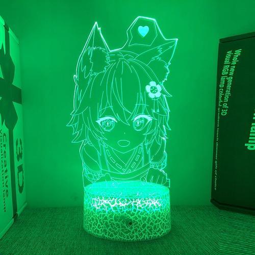 Lampe De Chevet Avec Personnage De Dessin Animé Fox Senko-San, Lamp... on Productcaster.