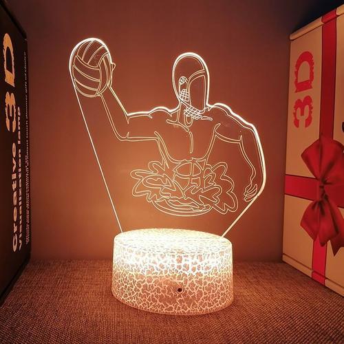 Convient Pour Lampe De Water-Polo Personnalisée, Lampe De Chevet, V... on Productcaster.