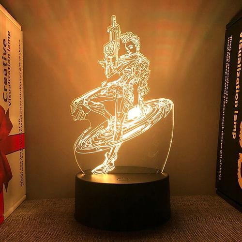 Convient Pour Valorant Astra Statue 3d Lampe À Led Lampe De Chevet ... on Productcaster.