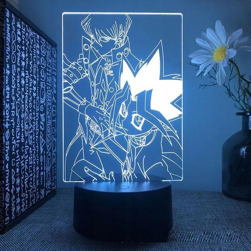 Convient Pour Duel Monsters Anime Doll 3d Lampe À Led Lampe De Chev... on Productcaster.