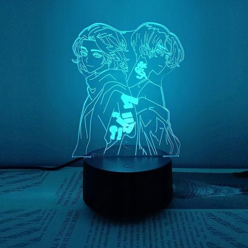 Convient Pour Tokyo Tokyo Avengers 3d Lampe À Led Lampe De Chevet V... on Productcaster.