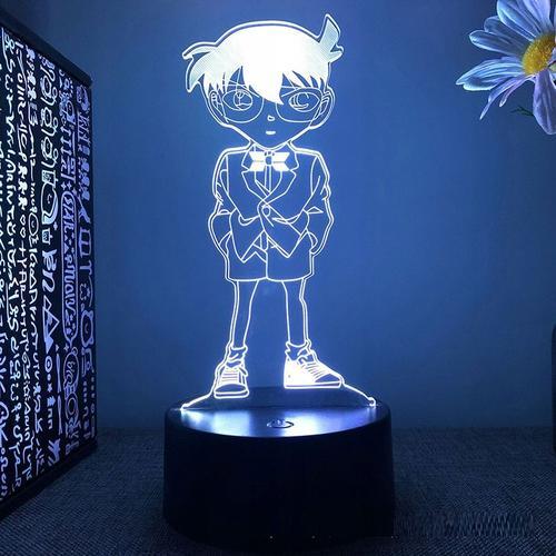 Convient Pour Détective Conan Anime Poupée 3d Lampe À Led Lampe De ... on Productcaster.