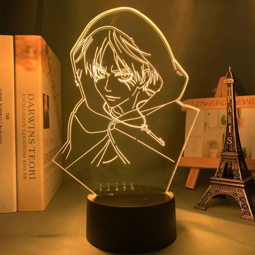 Lampe Led Er Pour L'attaque Des Titans, Lampe De Chevet, Veilleuse ... on Productcaster.