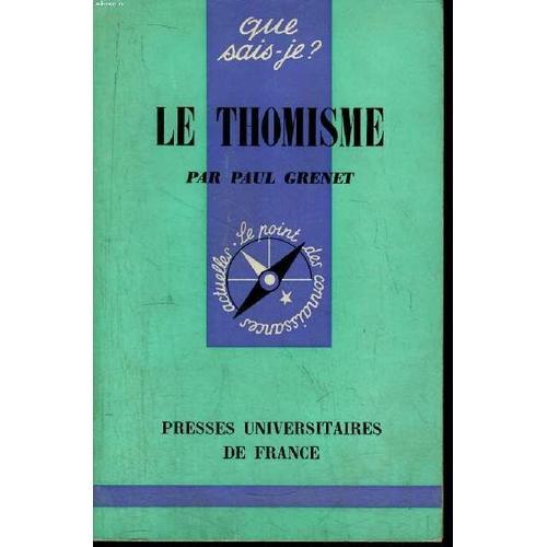 Que Sais-Je? N° 587 Le Thomisme on Productcaster.