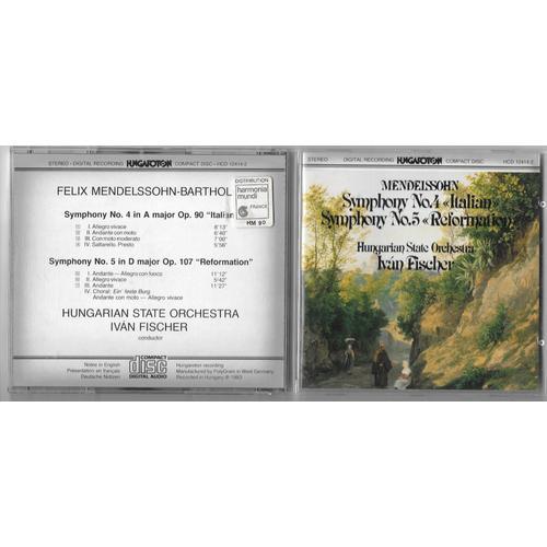 Félix Mendelssohn Bartholdy Symphonie N°4 En La Majeur Op 90 Italie... on Productcaster.