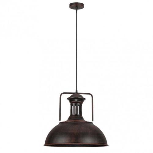 Fab 132491002 | Pendentif Perroquet 1xe27 Oxyde Marron Regx41x41 Cm on Productcaster.