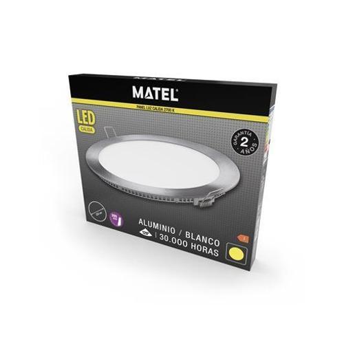 Downlight Led Chaud Rond Argent Mat 24w on Productcaster.