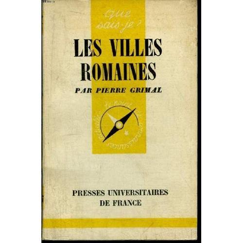 Que Sais-Je? N° 657 Les Villes Romaines on Productcaster.