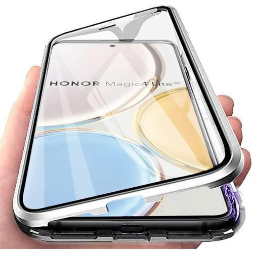 Coque Pour Honor Magic4 Lite 5g, Coque En Verre Trempé Magnétique A... on Productcaster.