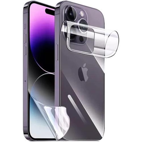 1 Ensemble De Films Hydrogel Avant Et Arrière Pour Iphone 13 Pro Ma... on Productcaster.