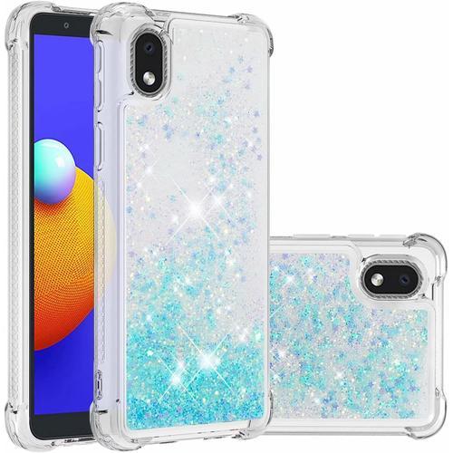 Compatible Avec Samsung Galaxy A01 Core Case Liquid Quicksand Trans... on Productcaster.