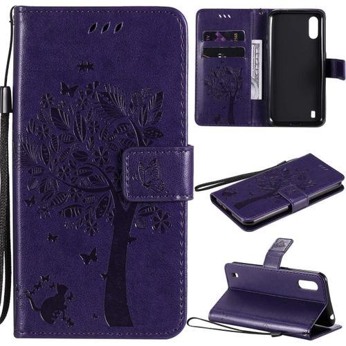 Coque Pour Samsung Galaxy M01 / Sm-M015 5,7 Pouces Pu Cuir Magnétiq... on Productcaster.