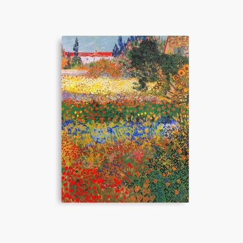 Canevas imprimer Peinture de jardin fleuri par Vincent Van Gogh Imp... on Productcaster.