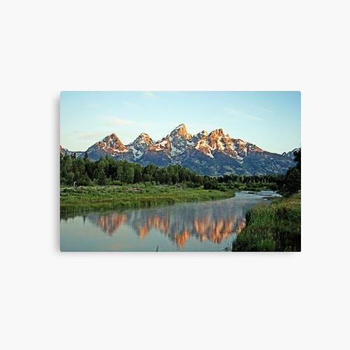 Canevas imprimer Lever du soleil, parc national de Grand Teton Impr... on Productcaster.