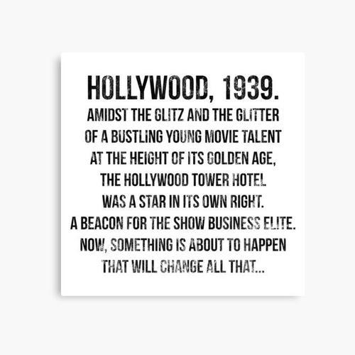 Canevas imprimer Hollywood 1939 Millésime Impression sur toile Art ... on Productcaster.