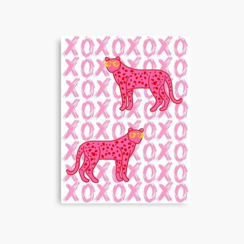 Canevas imprimer guépard xoxo Impression sur toile Art Décoration M... on Productcaster.