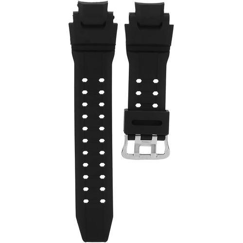 Bracelet de montre ajustable souple noir, bracelet de montre en cui... on Productcaster.