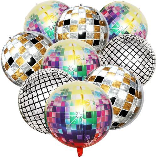 Boule Disco, Decoration Annee 80,Ballon Disco 9PCS,22 Pouces Énorme... on Productcaster.