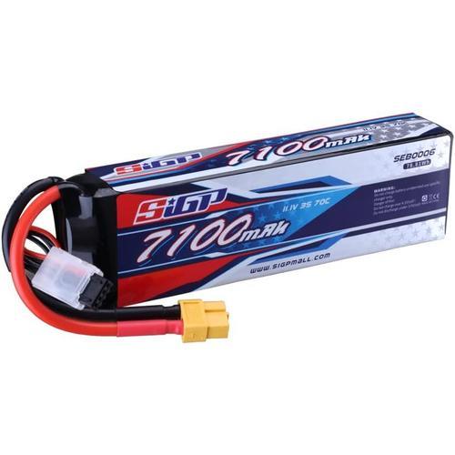 Sigp 3s 11,1v Batterie Lipo 7100mah 70c Emballage Souple Avec Conne... on Productcaster.