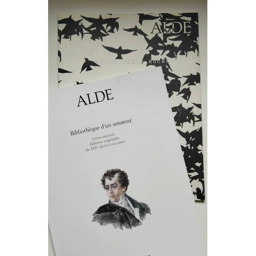 Lot 2 Catalogues Alde Livres Anciens on Productcaster.