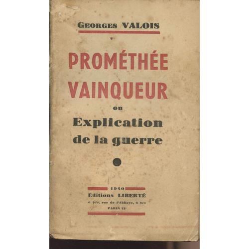 Prométhée Vainqueur Ou Explication De La Guerre on Productcaster.