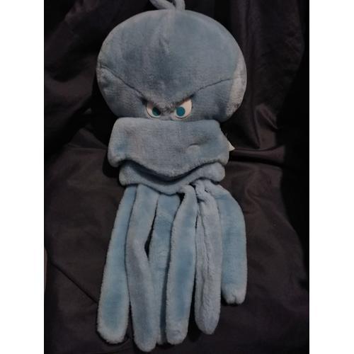 Peluche Doudou Pieuvre Poulpe Bleu Méchante on Productcaster.