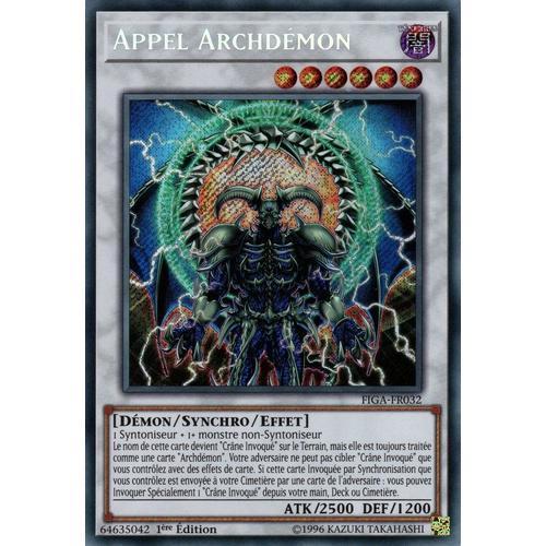 Yu Gi Oh Appel Archdémon Figa-Fr032 on Productcaster.