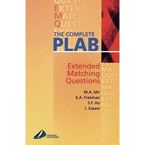 The Complete Plab: Extended-Matching Questions on Productcaster.