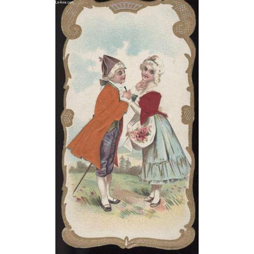 Chromolithographie - Couple En Couleurs on Productcaster.