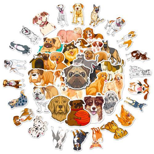 100 Autocollants Pour Chiens, Animal Golden Retriever, Chien Tachet... on Productcaster.