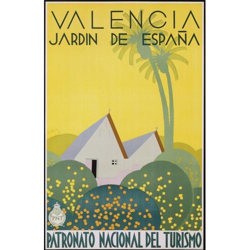 Affiche Valence Jardin D'espagne on Productcaster.