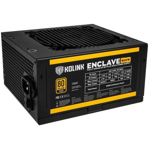 Kolink Enclave 80 PLUS Gold Netzteil, modular - 500 Watt on Productcaster.