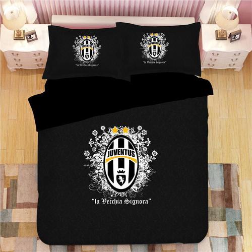 Juventus Football Parure De Couette 3d Imprimés Housse De Couette +... on Productcaster.